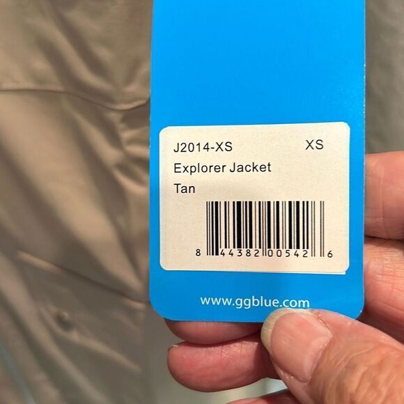 NWT GO BLUE SPF 50 Explorer Rain Jacket - Picture 4 of 8